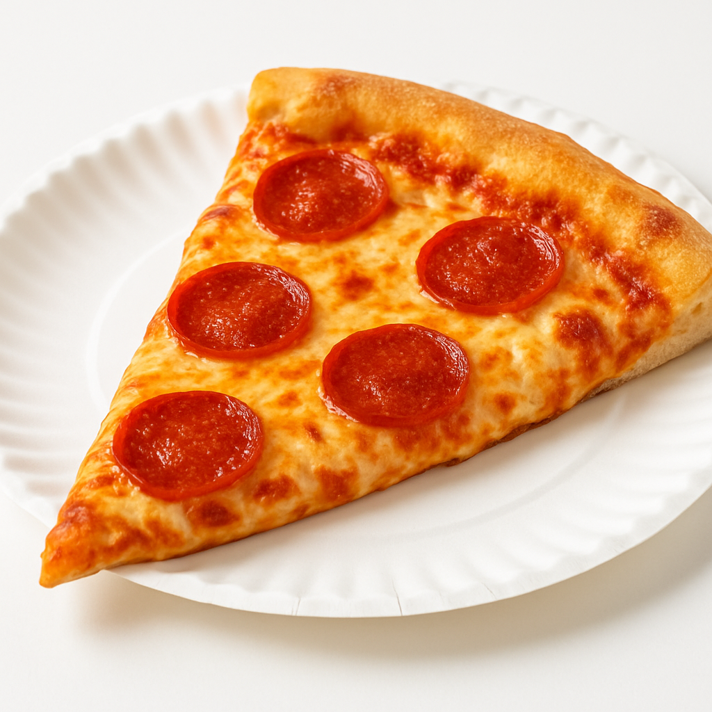 Slice of Pepperoni Pizza from the Costco food court